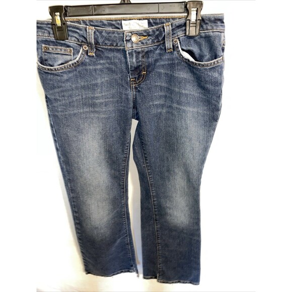 American Eagle Outfitters Women’s Bootcut Jeans Size 2 Petite Blue Rodeo Cowgirl - Picture 1 of 12